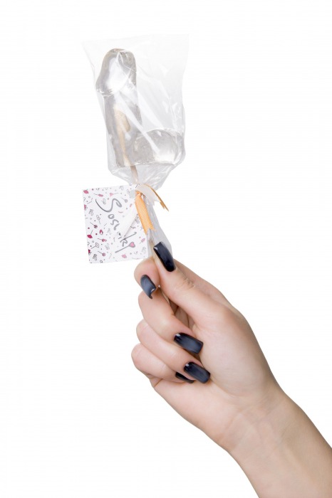 Прозрачный леденец в форме фаллоса со вкусом пина колады - Sosuчki - купить с доставкой в Тюмени