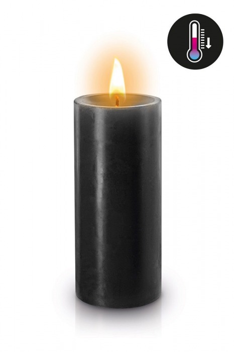 Черная низкотемпературная свеча для ваксплея - Fetish Tentation - купить с доставкой в Тюмени