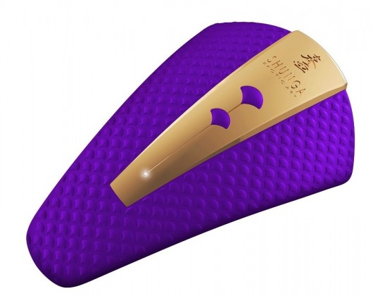 Фиолетовый клиторальный вибростимулятор OBI - Shunga