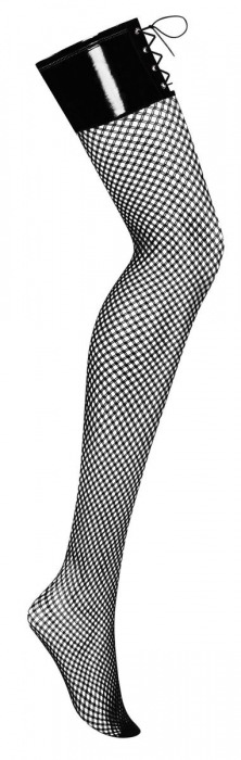 Соблазнительные женские чулочки Remediosa со шнуровкой - Obsessive купить с доставкой