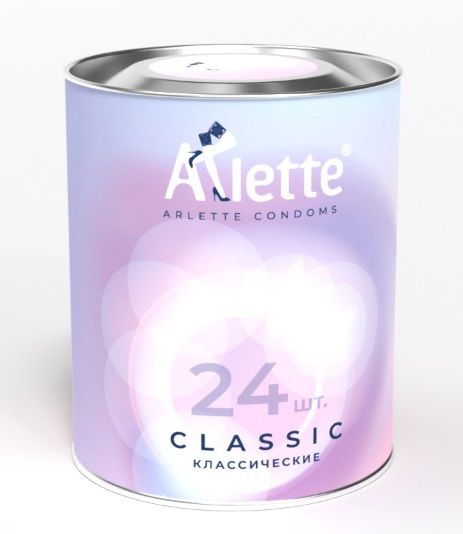 Классические презервативы Arlette Classic - 24 шт. - Arlette - купить с доставкой в Тюмени