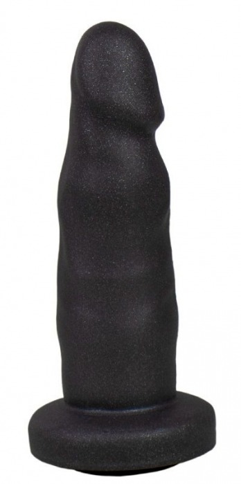 Черная реалистичная насадка-фаллоимитатор с головкой - 13 см. - LOVETOY (А-Полимер) - купить с доставкой в Тюмени