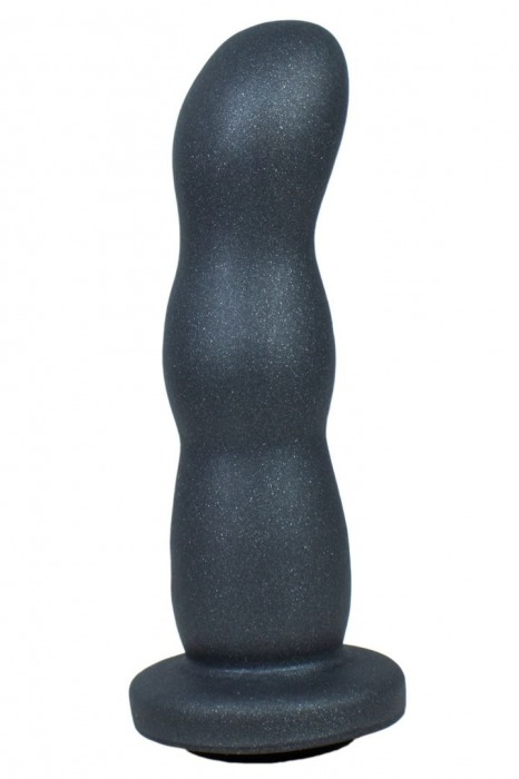 Черная анальная рельефная насадка-фаллоимитатор - 15 см. - LOVETOY (А-Полимер) - купить с доставкой в Тюмени