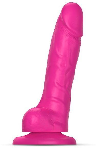 Розовый фаллоимитатор Strap-On-Me Sliding Skin Realistic Dildo size M - Strap-on-me
