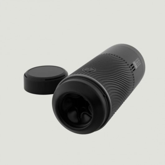 Черный мастурбатор с контролем всасывания Arcwave Pow Stroker - Arcwave - в Тюмени купить с доставкой