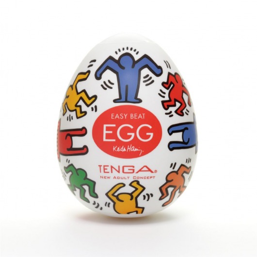Мастурбатор-яйцо Keith Haring EGG DANCE - Tenga - в Тюмени купить с доставкой