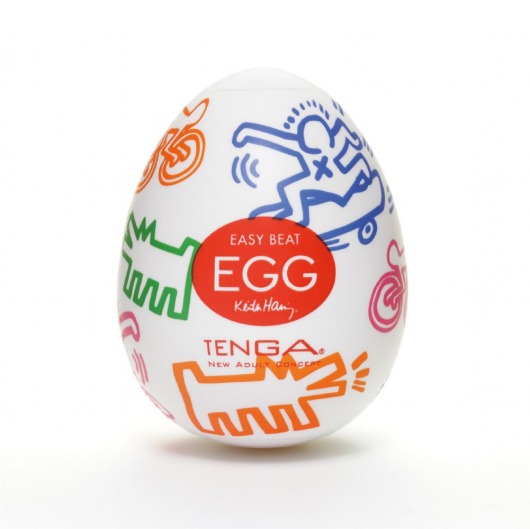 Мастурбатор-яйцо Keith Haring EGG STREET - Tenga - в Тюмени купить с доставкой