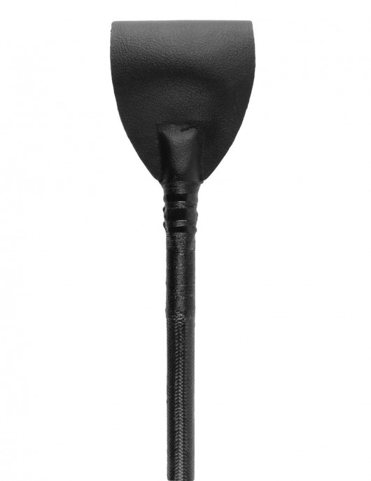 Чёрный стек-хлопушка  Beginners Crop - 43,5 см. - Pipedream - купить с доставкой в Тюмени