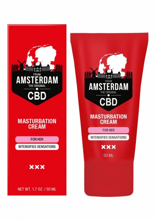 Крем для мастурбации для женщин CBD from Amsterdam Masturbation Cream For Her - 50 мл. - Shots Media BV - купить с доставкой в Тюмени
