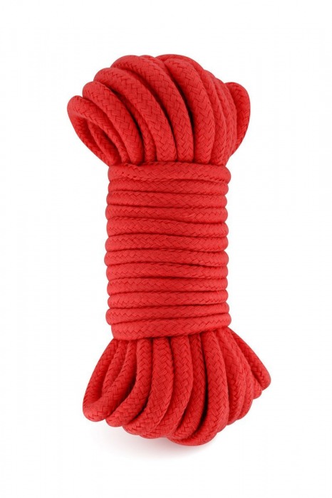 Красная веревка для фиксации - 10 м. - Sweet Caress - купить с доставкой в Тюмени
