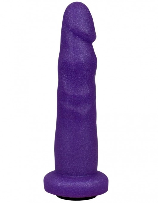 Фиолетовая реалистичная насадка-плаг - 16,2 см. - LOVETOY (А-Полимер) - купить с доставкой в Тюмени
