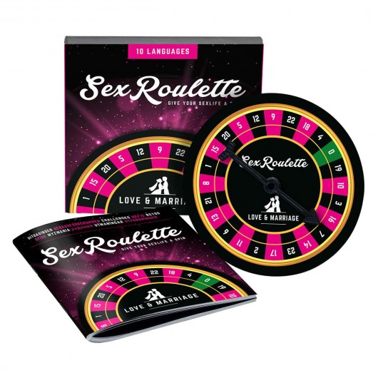 Настольная игра-рулетка Sex Roulette Love   Marriage - Tease&Please - купить с доставкой в Тюмени