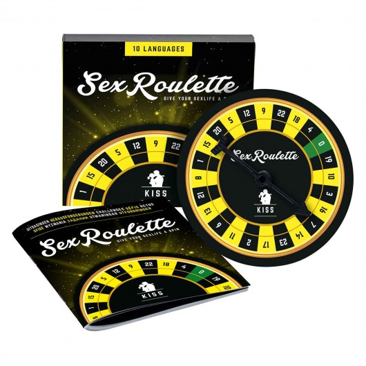 Настольная игра-рулетка Sex Roulette Kiss - Tease&Please - купить с доставкой в Тюмени