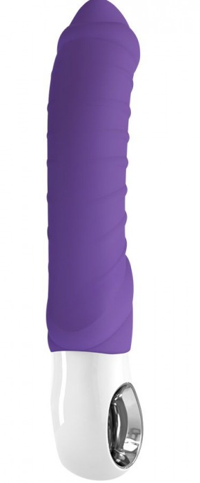 Фиолетовый перезаряжаемый вибратор Tiger G5 - 21,7 см. - Fun Factory