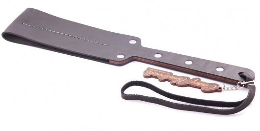 Гладкий мягкий удлиненный пэддл с заклепками - 32 см. - Crazy Handmade - купить с доставкой в Тюмени