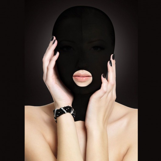 Закрытая маска на лицо с отверстием для рта Submission - Shots Media BV - купить с доставкой в Тюмени