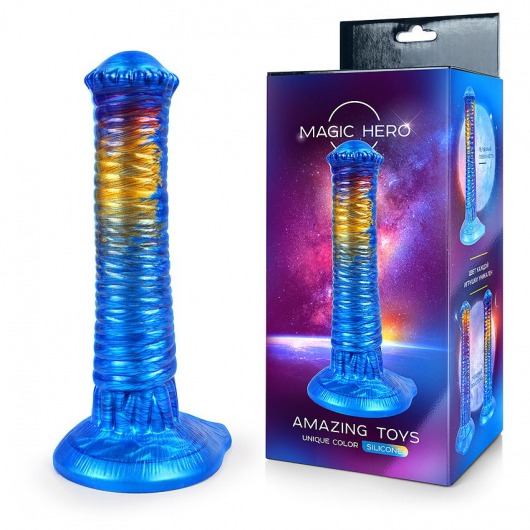Фантазийный фаллоимитатор на присоске - 24,5 см. - Bior toys