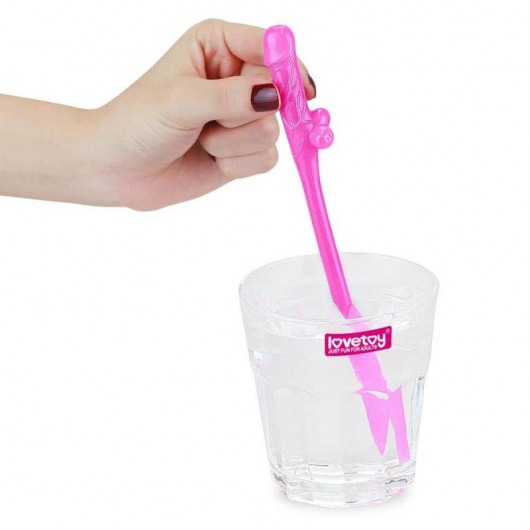 Разноцветные сувенирные коктейльные трубочки с пенисами Original Willy Straws - 9 шт. - Lovetoy - купить с доставкой в Тюмени