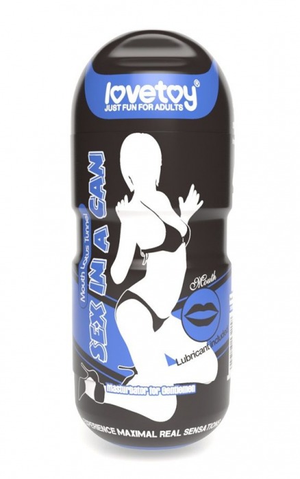 Мастурбатор-ротик без вибрации Sex In A Can Mouth Lotus Tunnel - Lovetoy - в Тюмени купить с доставкой