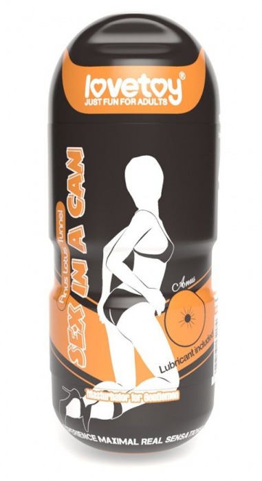 Мастурбатор-анус без вибрации Sex In A Can Anus Lotus Tunnel - Lovetoy - в Тюмени купить с доставкой