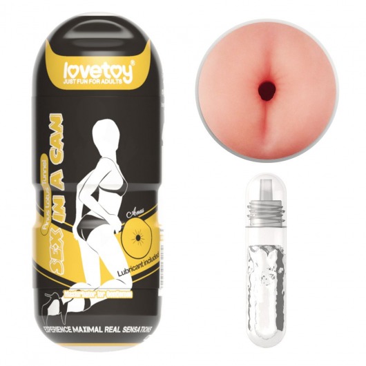 Мастурбатор-анус без вибрации Sex In A Can Anus Stamina Tunnel - Lovetoy - в Тюмени купить с доставкой
