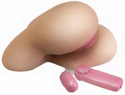Реалистичная вагина с выносным пультом управления вибрацией - LOVETOY (А-Полимер) - в Тюмени купить с доставкой