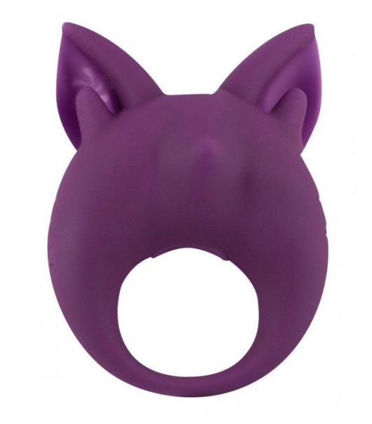 Фиолетовое перезаряжаемое эрекционное кольцо Kitten Kiki - Lola Games - в Тюмени купить с доставкой
