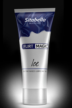 Силиконовая гель-смазка FLIRT MAGIC Ice с лёгким пролонгирующим эффектом - 75 мл. - Sitabella - купить с доставкой в Тюмени