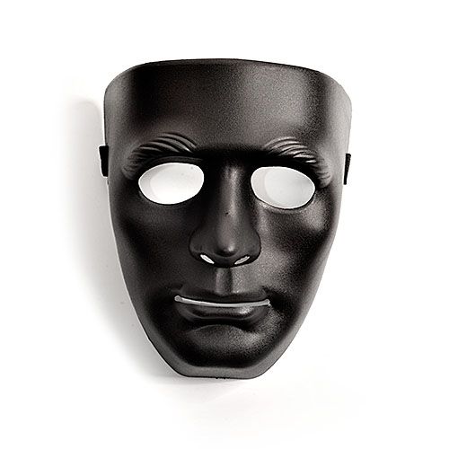 Чёрная маска из пластика - Sitabella - купить с доставкой в Тюмени