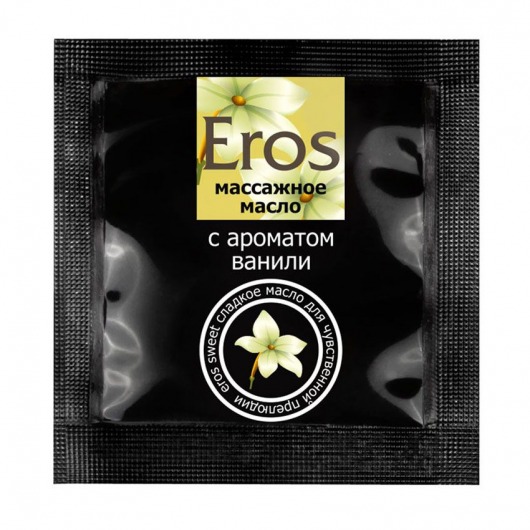 Саше массажного масла Eros sweet c ароматом ванили - 4 гр. - Биоритм - купить с доставкой в Тюмени