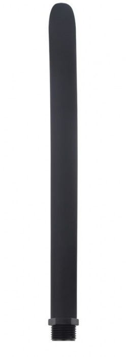 Черная насадка для интимного душа Silicone Douche Tube - Chisa - купить с доставкой в Тюмени