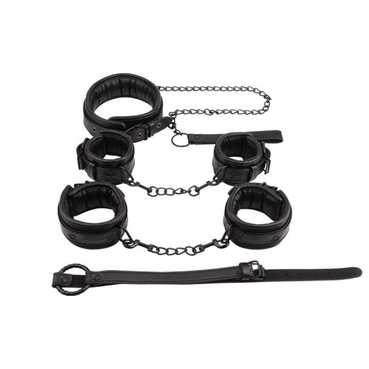 БДСМ-набор из 4 предметов Deluxe Bondage Kit - Chisa - купить с доставкой в Тюмени
