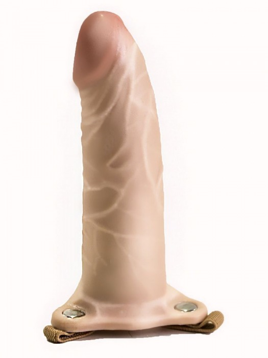 Пустотелый фаллопротез с розовой головкой - 16,5 см. - LOVETOY (А-Полимер) - купить с доставкой в Тюмени