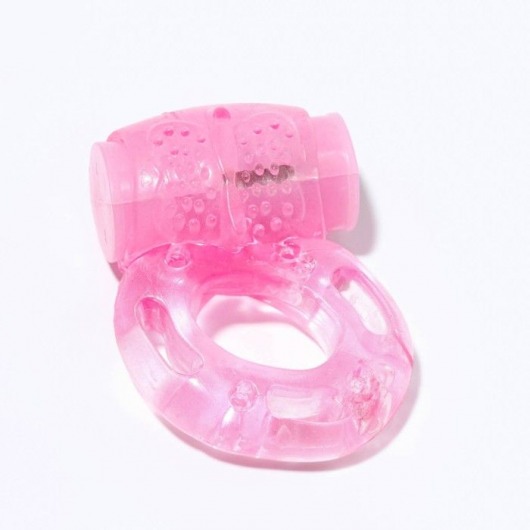 Розовое мягкое эрекционное кольцо с вибрацией - Сима-Ленд - в Тюмени купить с доставкой