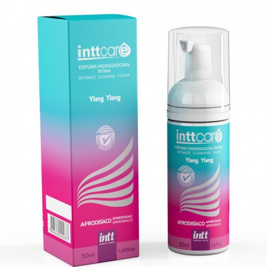 Очищающая пенка для интимной гигиены Intt Care Ylang Ylang - 50 мл. - INTT - купить с доставкой в Тюмени