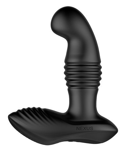 Черный массажер простаты Nexus Thrust с возвратно-поступательными движениями - 13,8 см. - Nexus Range - в Тюмени купить с доставкой