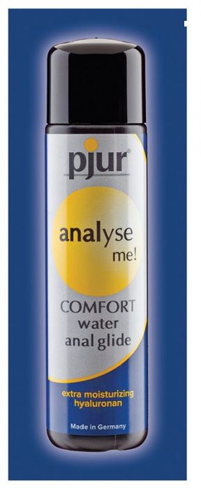 Анальный лубрикант pjur ANALYSE ME Comfort Water Anal Glide - 2 мл. - Pjur - купить с доставкой в Тюмени