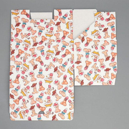 Сборная подарочная коробка «Веселые джентельмены» -  22 х 15 х 10 см. - Сима-Ленд - купить с доставкой в Тюмени