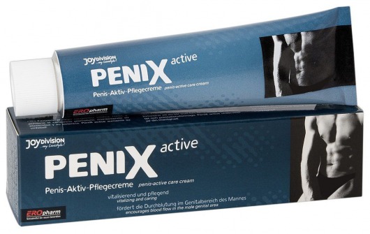Возбуждающий крем для мужчин PeniX active - 75 мл. - Joy Division - купить с доставкой в Тюмени