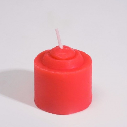 Красная свеча для БДСМ «Роза» из низкотемпературного воска - Сима-Ленд - купить с доставкой в Тюмени