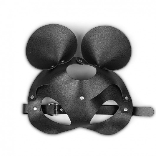 Пикантная черная маска «Озорная мышка» с заклепками - Сима-Ленд - купить с доставкой в Тюмени