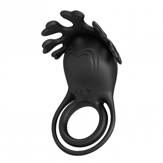 Черное эрекционное кольцо с вибрацией Ruben - Baile - в Тюмени купить с доставкой