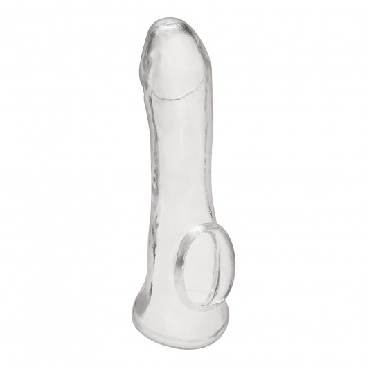 Прозрачная насадка на пенис Transparent Penis Enhancing Sleeve Extension - 15,9 см. - BlueLine - в Тюмени купить с доставкой