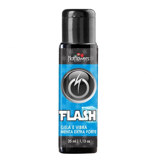 Стимулирующий гель Flash Menta Extra Forte с ароматом мяты и эффектом вибрации - 35 мл. - HotFlowers - купить с доставкой в Тюмени
