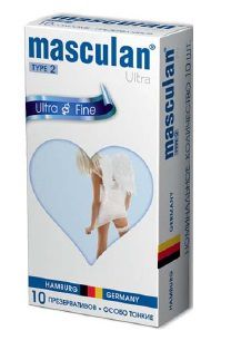 Ультратонкие презервативы Masculan Ultra Fine с обильной смазкой - 10 шт. - Masculan - купить с доставкой в Тюмени