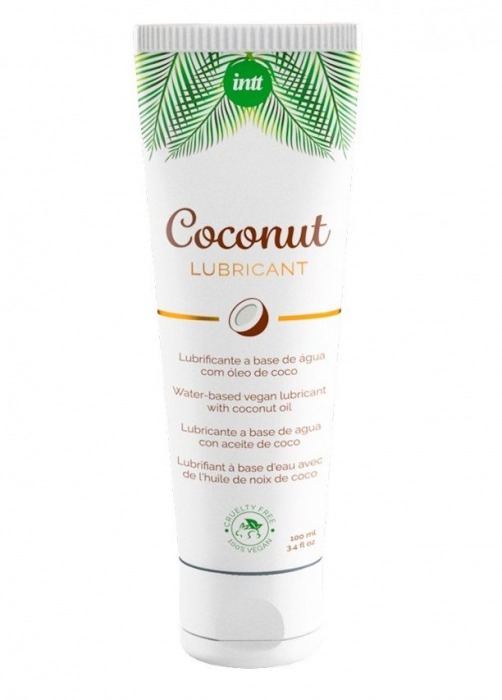 Веганская смазка на водной основе Coconut Lubricant - 100 мл. - INTT - купить с доставкой в Тюмени