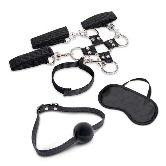 Набор для фиксации из 7 предметов Hogtie   Ball Gag Kit - Lux Fetish - купить с доставкой в Тюмени