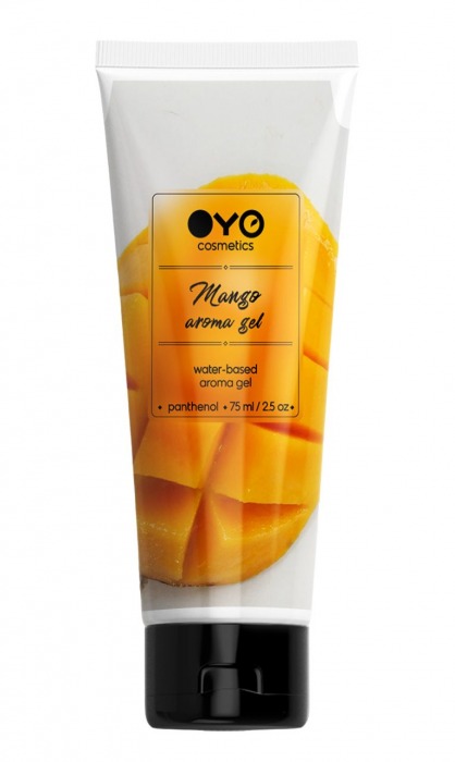 Лубрикант на водной основе OYO Aroma Gel Mango с ароматом манго - 75 мл. - OYO - купить с доставкой в Тюмени