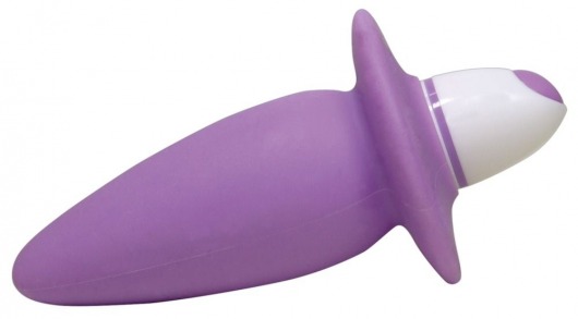 Фиолетовая анальная вибровтулка Smile - 10 см. - Orion