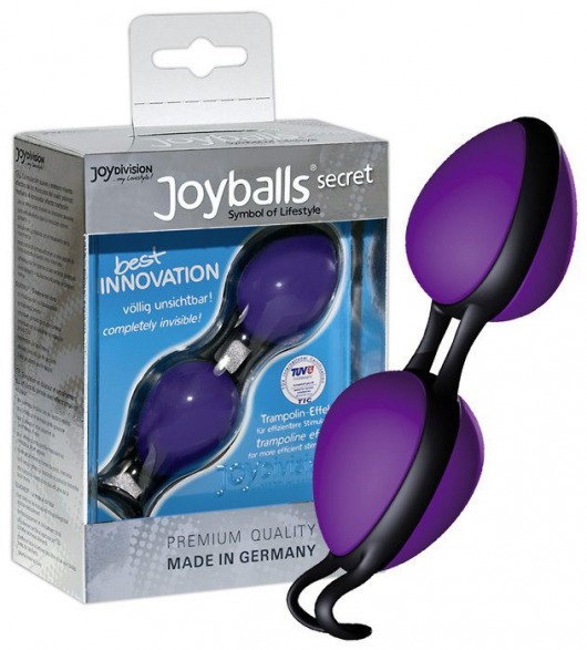 Фиолетовые вагинальные шарики Joyballs secret - Joy Division
